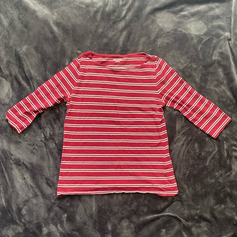 Merona 3/4 sleeve boatneck shirt